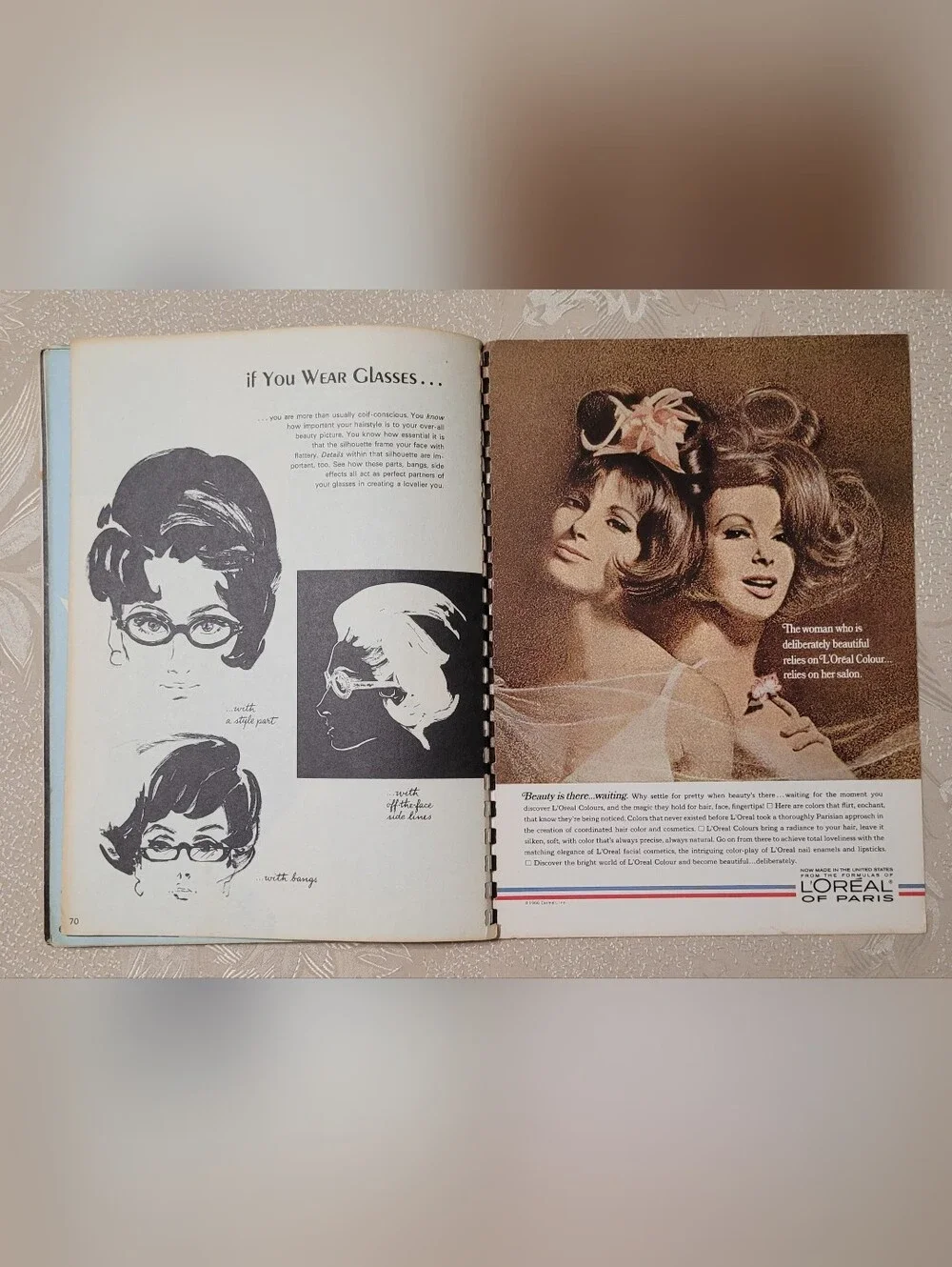 Vintage Modern Salon Styles Haistyling Hairdresser Magazine 1967